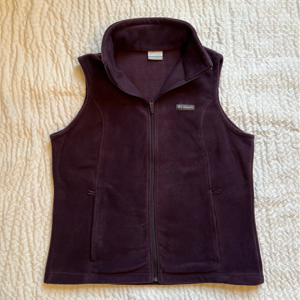 Columbia Women's Deep Plum Fleece Vest